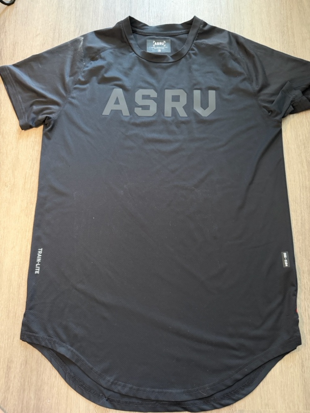 ASRV Black Logo Training Tee
